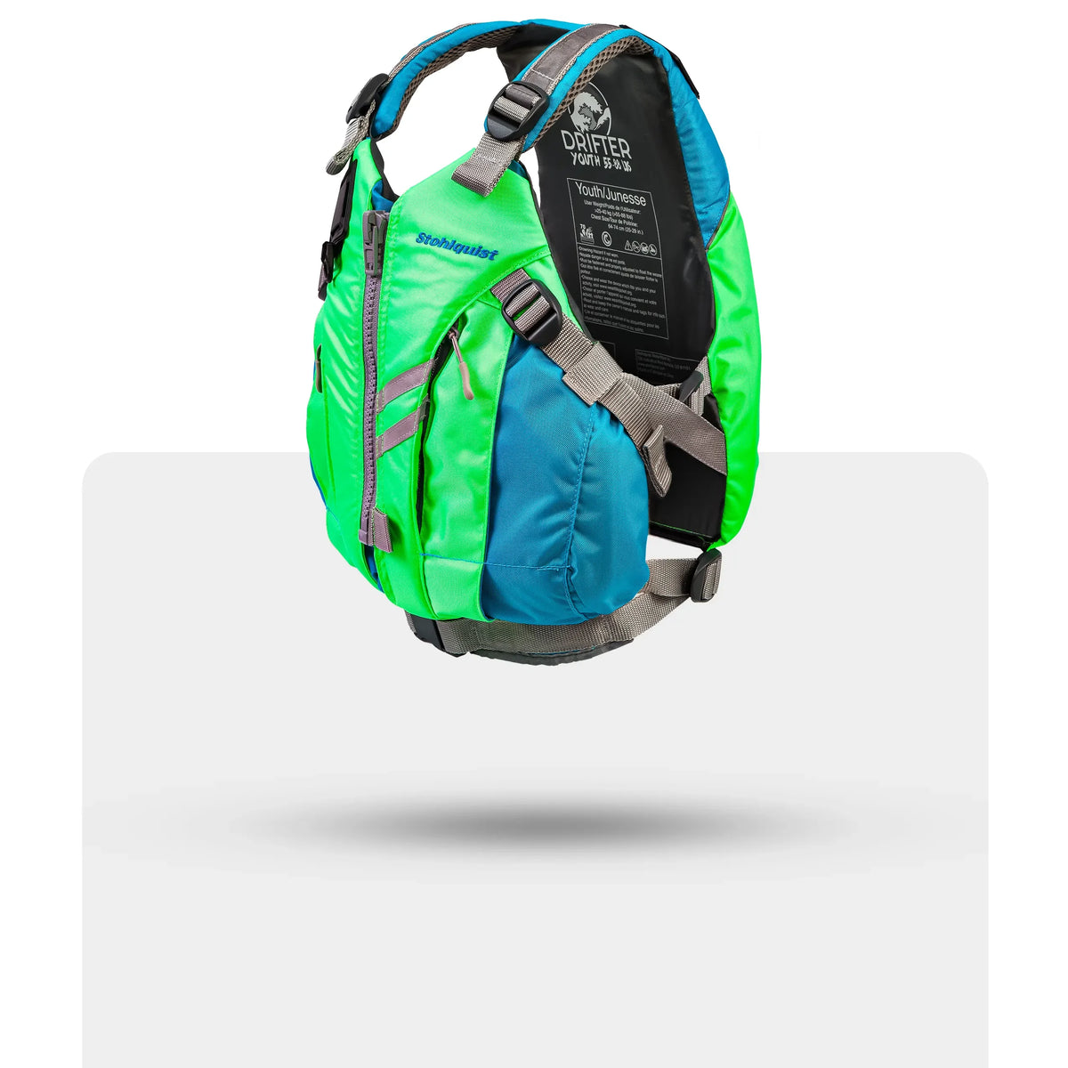 Stohlquist Fisherman ライフジャケット 緑 Fisherman Life Jacket (PFD) | Lifejacket for Fishing - Stohlquist