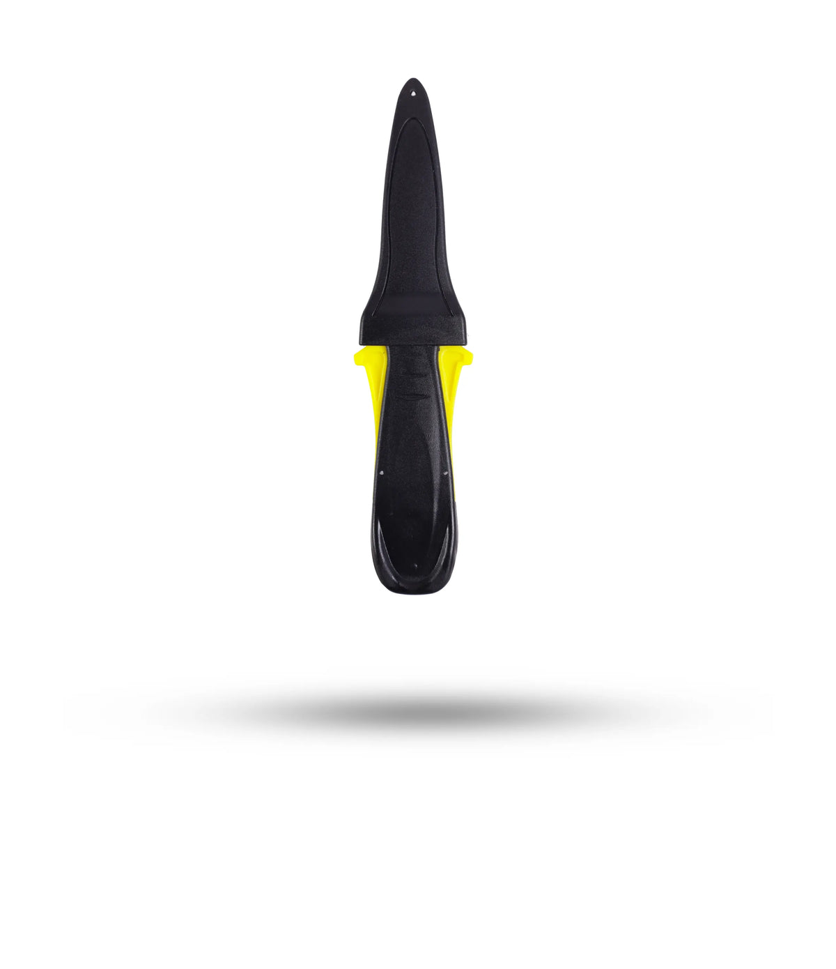 Stohlquist Squeeze Lock buckle in black and yellow against a white background