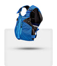 Stohlquist blue kayaking and paddling life jacket with adjustable straps and zip pockets
