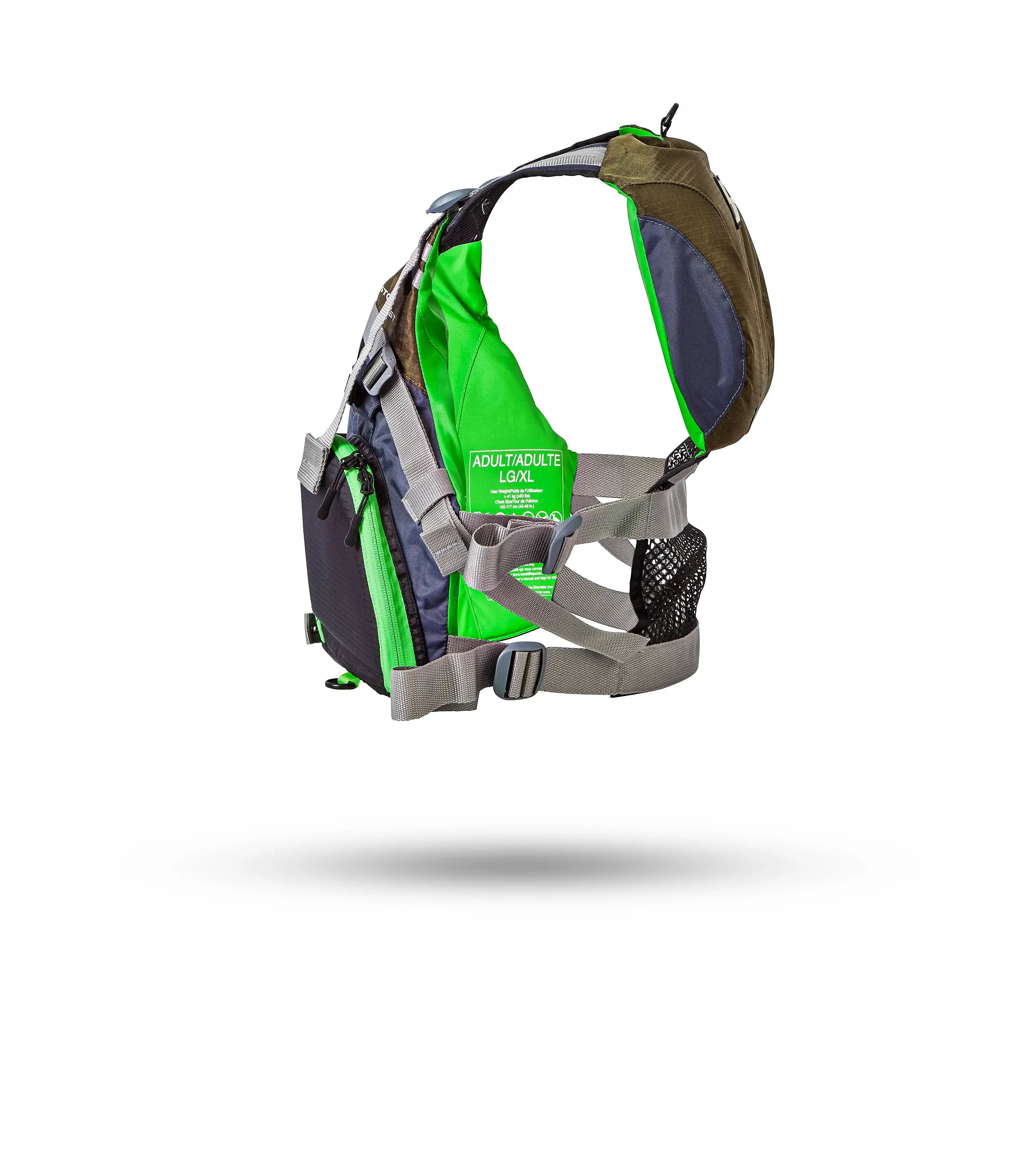 Stohlquist Fisherman ライフジャケット 緑 Fisherman Life Jacket (PFD) | Lifejacket for Fishing - Stohlquist
